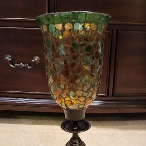 Tiffany Style Candle Holder